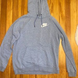 Nike light blue sweatshirt